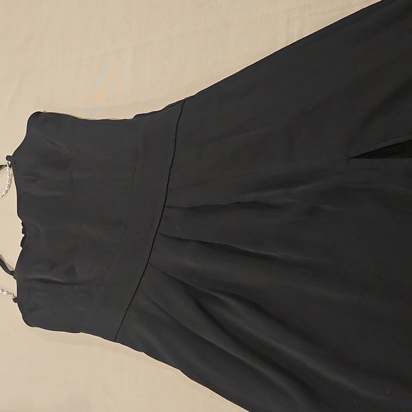 Petite Studio Black Size XXS Elegant Black Midi Slip Dress - Picture 8 of 12